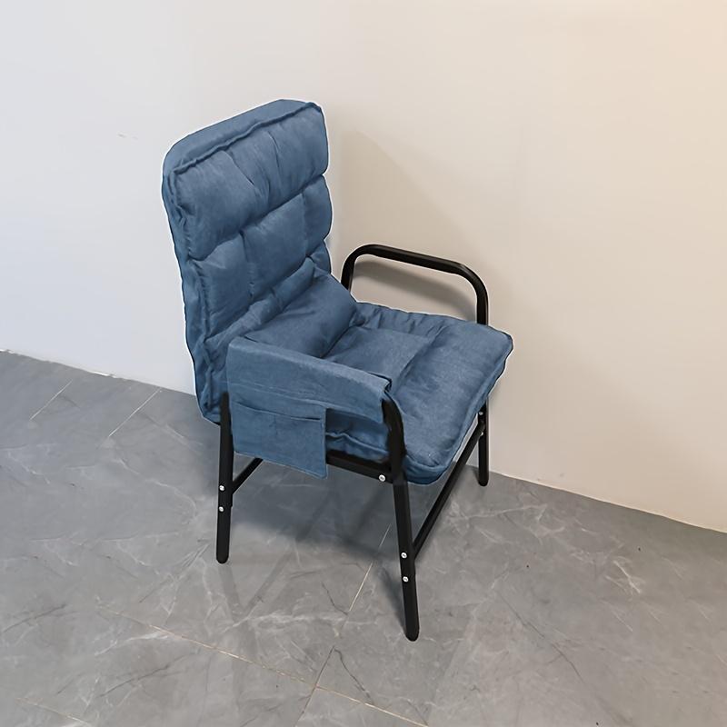 1 шт. Игровое кресло Домашнее кресло со спинкой Кресло-лентяй Удобное сидячее общежитие Студенческое общежитие Компьютерное кресло синий